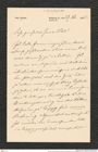 Nachlass Franz Steindachner, Brief von Paul Sachse an Franz Steindachner (27.12.1905), Inv.Nr. 429.06, Seite 1